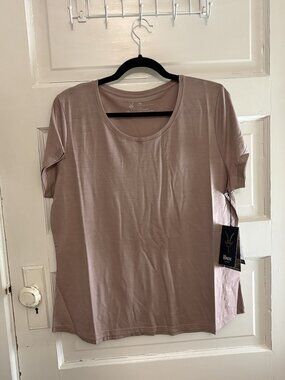 NWT Ibex Naturalist 100% Wool Women's Low Crew XL Mauve